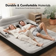 Honeydrill King Size 9 Air Mattress with Headboard, Air Couch Sofa Bed