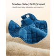 thumbnail image 3 of Weighted Heating Pad for Neck and Shoulders and Back, 2.5lb Electric Heat Pad for Pain Relief, Shoulder Heating Pad with 5 Heat Settings, 4 Timer Settings, Valentine's D, 3 of 7
