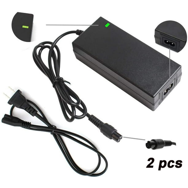 2 Pack Fast Universal Balance Hoverboard Charger 2PCS, Adaptor 42V 2A