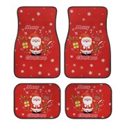 maskred 4pcs Fabric 4 PCS Car Mats Mats Floor Mats Cute Car Accessories Car Floor Mats Waterproof Anti-Slip YSFB04155A1BZ94-1