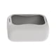 thumbnail image 4 of Caja de pañuelos de silicona, porta servilletas de papel, estuche de pañuelos decorativo portátil Blanco, 4 of 9