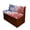 American Flag Star Pattern, variant on XYZCANDO WoodRV Dinette Cushion Covers Furniture Protector, for Dinette Booth Camper Suitable for Dinette Booth Seats RV Sofa