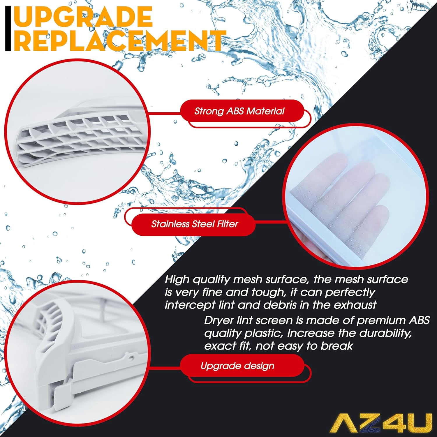 Dryer Lint Screen Filter ADQ73373201 Replace for LG DLGX8001V DLGX8101V DLEX8000V NEW