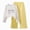 R599-White, variant on NOLDARES Toddler Infant Girls 2 Piece Fall Clothing Set Long Sleeve Round Neck Top and Elastic Waist Joggers Outfits Clothes(White,9-10 Y)