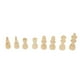 thumbnail image 5 of Chessmen, Wood International Chess Piece 2.17in King Height Hermoso Hermoso Dos Colores Para Juegos de Rompecabeza, 5 of 7