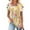 #Floral print_4 Yellow, variant on Womens Daisy T-Shirts Babydoll Pleated Tee Shirts Crew Neck Tops Short Sleeve T Shirts Summer Basic Boho Dressy Cute Tops 2025
