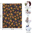 thumbnail image 4 of Halloween Pumpkins and Spider Webs Blanket,Comfortable Soft Flannel Throw Blanket,All Season,Warm Lightweight Blankets for Sofa Bed Couch Living Room Chair,30"x40", 4 of 4