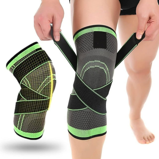 Genouillère pour Hommes et Femmes, Manchon de Compression pour Genou Soutien du Genou pour la Course, la Randonnée, le Jogging Sports
