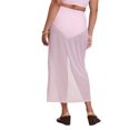 thumbnail image 2 of ELOQUII Women's Plus Size Mesh Maxi Asym Skirt Coverup, 2 of 3