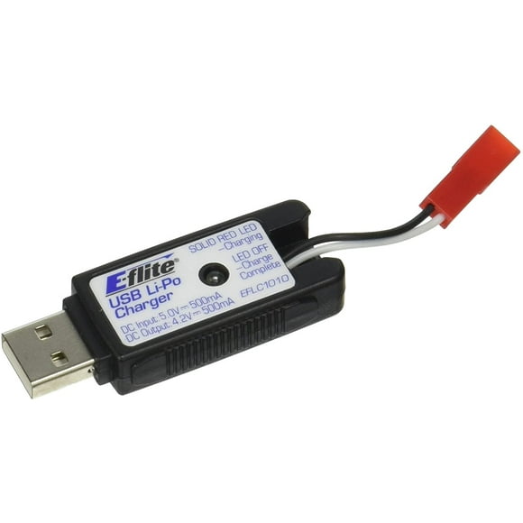 EFL EFLC1010 1S USB Li-Po Chargeur 500mA JST: 180 QX HD