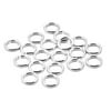 Cousin Sterling Elegance Genuine 925 Silver Beads & Findings-Closed Jump Rings 4mm 25/Pkg