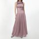 thumbnail image 1 of WILLBEST Vestido De Mujer A La Moda Belleza De Color Sólido Sin Mangas Plisado Ajustado Cintura Falda Vestido, 1 of 3