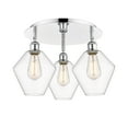 thumbnail image 2 of Innovations Lighting - Cindyrella - 3 Light Flush Mount In Industrial Style-11, 2 of 5