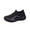 36#Black, variant on Soft Sole Comfort Slip On Shoes For Women, Casual Breathable Walking Flats, Lightweight Fashion Sneakers For Shopping Trips