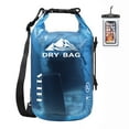 thumbnail image 1 of Bolsa impermeable HEETA 5L con funda de teléfono para viajes, color azul, 1 of 7
