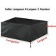 thumbnail image 3 of Funda para muebles de jardín de 200 x 100 x 75 cm, lona protectora para mesa de jardín, muebles de exterior, impermeable, resistente al viento, anti-UV, resistente al frío, funda para, 3 of 5
