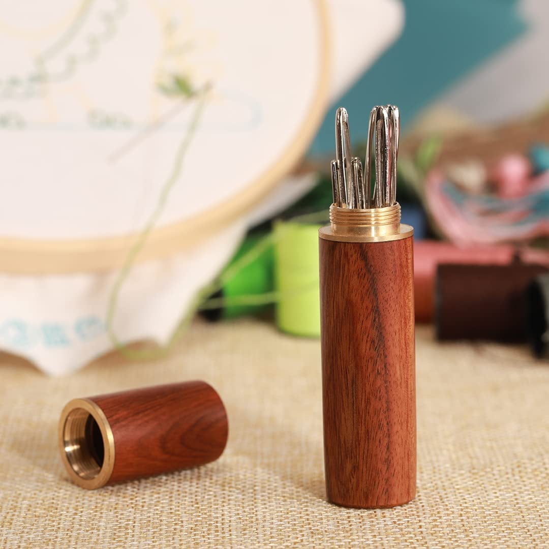 18 Pieces Large Eye Sewing Needles, Handmade Yarn Knitting, Sharp Stainless Steel Embroidery Thread Needle for Leather and Tapestry