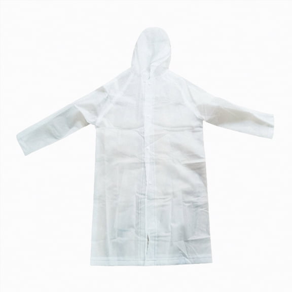 kpoplk Toddler Raincoat for Boys Girls Rain Poncho Waterpoof Kids Rain Jacket Cartoon Hoodie Kids Rainwear,Clear