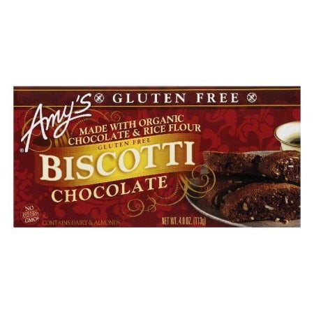 Gluten Free Chocolate Biscotti 4OZ by Amy's Kitchen Inc