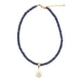 thumbnail image 5 of Denim Blue Lapis Golden Pendant Necklace, 5 of 6