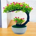 thumbnail image 5 of Travelwant Artificial Bonsai Tree, Fake Plants in Pot, Faux Potted Plant for Bedroom Living Room Home Farmhouse Bathroom, 5 of 7