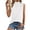 35 #a White, variant on Women Elegant Turtleneck Sweater Vest Fall Trendy Casual Solid Sleeveless High Neck Knit Pullover Tank Top Black L