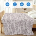 thumbnail image 4 of Farmhouse Flower Cooling Blanket,Lightweight Breathable Summer Throw Blanket with Double Sided Cold Effect,Botanical Vintage Purple Leaf Plant Picnic Blankets Bed Sheet for Hot Sleepers 30"x40", 4 of 8