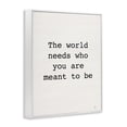thumbnail image 4 of Stupell Industries Inspirational Meant To Be Typography Painting White Framed Art Print Wall Art, 16 x 20, 4 of 10