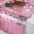 thumbnail image 6 of Efavormart 9Ft Glitter Paper Table Runner Roll, Disposable Table Runner with Vintage Floral Design - Rose Gold - Blush for Morden Stylish Wedding Party Holiday Celebration Table Setting Decoration, 6 of 11