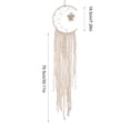 thumbnail image 3 of 3 Styles Macrame Moon Dreamcatcher Wall Hanging, Hand Woven Cotton Tassel Tapestry, Boho Home Wall Art Decor for Bedroom Living Room Dorm Nursery Apartment, 3 of 6