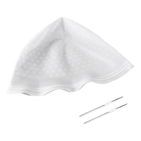 EGNMCR Reusable Hair Colouring Highlighting D-ye Cap with Hook Frosting the Cap