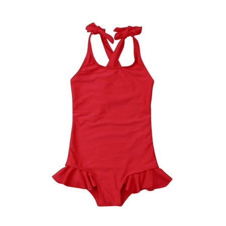 Just Clearance Red Bow One-Piece Swimsuit Mother And Daughter Qq0022E ...