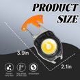 thumbnail image 7 of HIBIBUD Orange Keychain Light,Multitool with Quick Release Flashlight for Camping&Emergency, 7 of 7