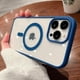 thumbnail image 4 of Colorful Transparent For Magsafe Magnetic Wireless Charging Case For iPhone 15 14 13 12 11 Pro Max Mini Xs XR Hard Acrylic Cover, 4 of 5