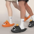 thumbnail image 2 of High-quality Sharkicks Basic - Tiger Figurine Shark Slides Yellow Shark Slides Slippers Super Soft Comfy Anti-slip, 2 of 4