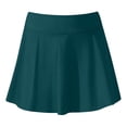 thumbnail image 5 of Feancey Swim Skirts with Briefs for Women Stretchy High Waist Mini Skirt Solid Color Casual Beach Short Skirt Pants Lightweight Comfort Athletic Skorts Multicolor L, 5 of 8