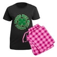 thumbnail image 5 of CafePress - Drinks Well With Others Women's Dark Pajamas - Women's Short Sleeve Print T-Shirt and Pants Dark Cotton Pajama Set, 5 of 7