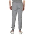thumbnail image 4 of 9 Crowns Men's Lightweight Jogger Pants-Slim Fitting Sport Cut Zipper Pocket (Dark Grey, X-Large), 4 of 4