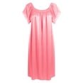 thumbnail image 4 of LIIPEE Womens Summer Nightgown Casual Short Sleeve Lace Sleep Dress Ladies Cozy Sleepwear, 4 of 4