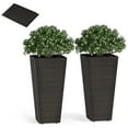 thumbnail image 4 of Costway 30” Tall Flower Pot Set of 2 Planter Pots with Open-ended Base & Non-woven Soil Bag, 4 of 10