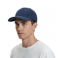 thumbnail image 6 of TOPTIE 6 Panel Trucker Cap Corduroy Sun Hat Adult Pre-Curved Bill Hat-Army Green, 6 of 8