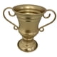 thumbnail image 2 of Maceta de hierro creativa con forma de trofeo retro, contenedor decorativo de metal para plantas. Oro, 2 of 8