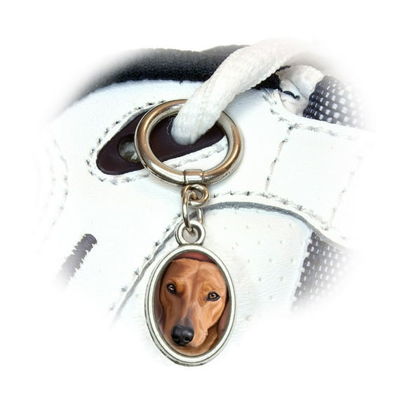Dachshund - Weiner Dog Pet Oval Shoe Charm