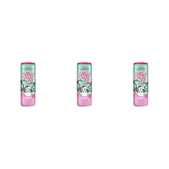Alani Nu Sugar Free Energy Drink, Winter Wonderland, 12 fl oz, Can, 200mg Caffeine, 3Pack