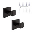 thumbnail image 1 of Towel Hook Home Robe Hooks SUS 304 Stainless Steel Matte Black Finish Multipurpose Wall Hook, 1 of 5