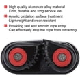thumbnail image 3 of Vett Shipboard Rope Clamp, Boat Cam Cleat Aluminium Kayak Cam Cleat for 1015 mm Ropes, 3 of 4