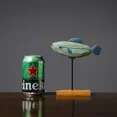 thumbnail image 6 of Colorful Wooden Fish Statue Nordic Home Decor Items Fish Sculptures Ornaments Living Room Bedroom Dining Room Garden Decor Gifts (C), 6 of 7