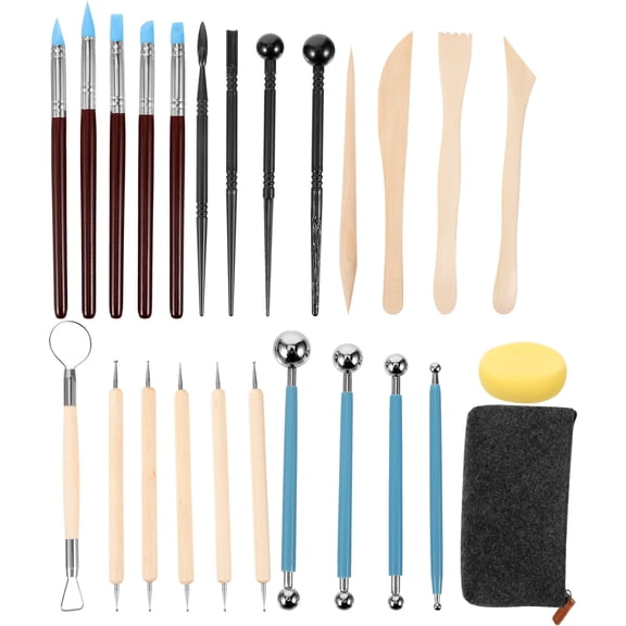 unbranded Modeling Clay Pottery Tool Set Craft Tools Easy Clean Student