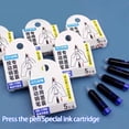 thumbnail image 3 of Maytalsory 20pcs/set Fountain Pen Ink Refill Cartridges For Students Colorful easy replacement Set Of Ink Bags Pen Bag, 3 of 6