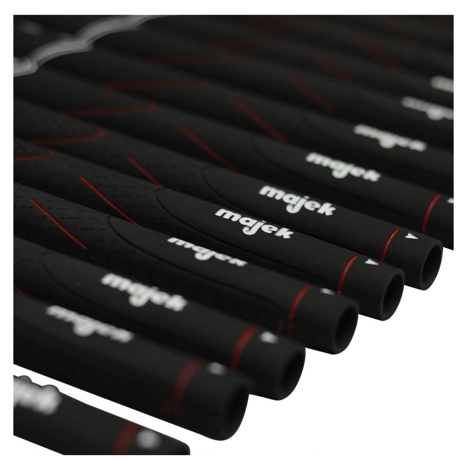 13 Majek Men's Tour Pro Black Midsize Golf Grips